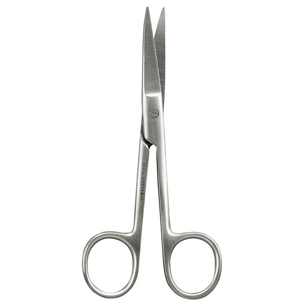 Chirurgische Schere, gebogen, spitz - spitz, 14,5cm Produktbild Chirurgische Schere, gebogen, spitz - spitz, 14,5cm