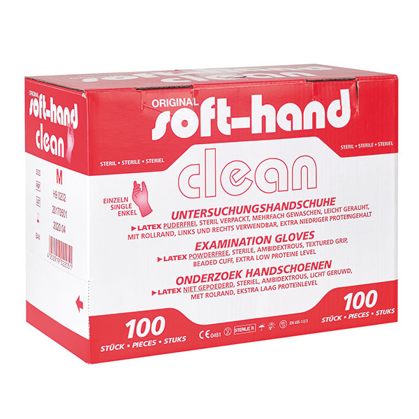 Soft-Hand Clean Handschuhe, einzeln, steril, 100 Stück Produktbild Soft-Hand Clean Handschuhe, einzeln, steril, 100 Stück