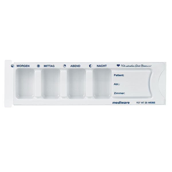 Medikamentendispenser klein, weiß Produktbild Medikamentendispenser klein, weiß