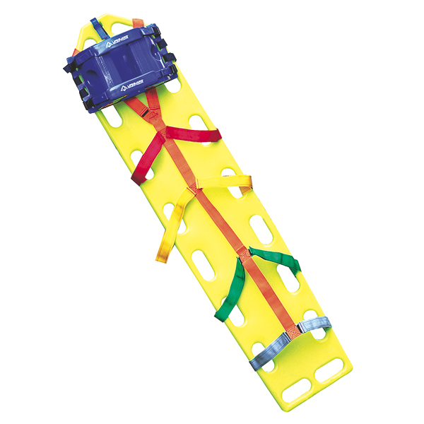 Lifeguard Spineboard mit Fixiersystem und Kopffixierung Produktbild Lifeguard Spineboard mit Fixiersystem und Kopffixierung