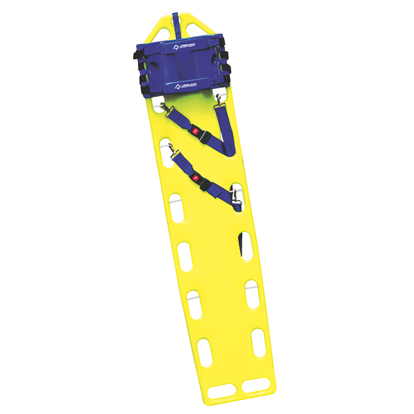 Lifeguard Spineboard mit Speed Clip Gurtsystem und Kopffixierung Produktbild Lifeguard Spineboard mit Speed Clip Gurtsystem und Kopffixierung