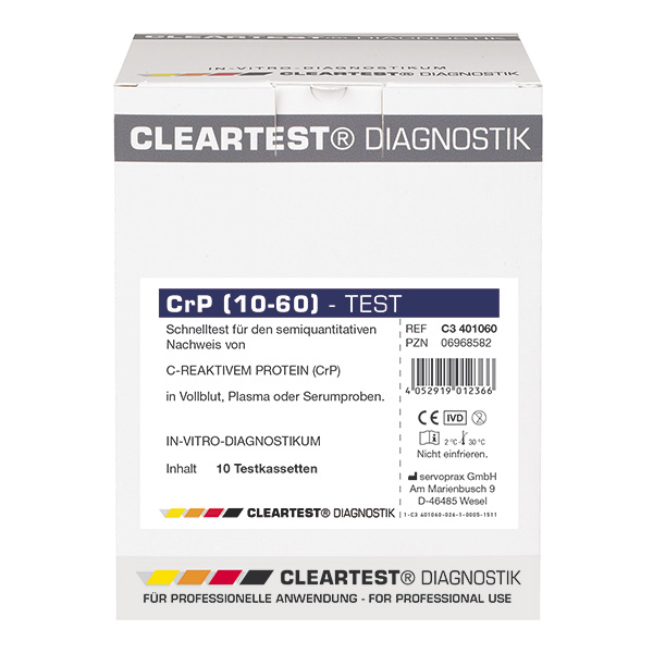 Cleartest® CrP HS (10/60), 10 Stück Produktbild Cleartest® CrP HS (10/60), 10 Stück
