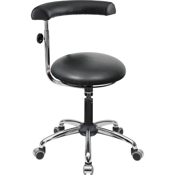 meychair Hocker mit Lehne Assistent Allround, Kunstleder Produktbild meychair Hocker mit Lehne Assistent Allround, Kunstleder