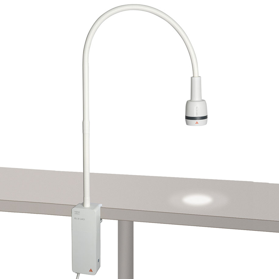Heine Untersuchungsleuchte EL 3 LED mit Klemmhalterung Produktbild Heine Untersuchungsleuchte EL 3 LED mit Klemmhalterung