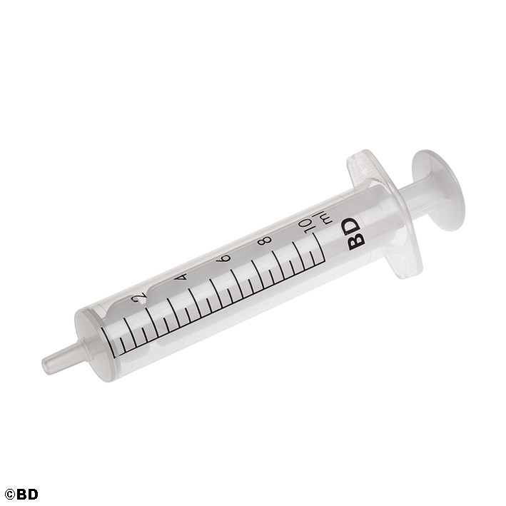BD Discardit II Einmalspritze 10 ml - 2-teilig mit Luer Ansatz, 100 Stück Produktbild BD Discardit II Einmalspritze 10 ml - 2-teilig mit Luer Ansatz, 100 Stück
