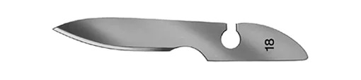 Bayha Skalpellklingen Fig. 18, 12x12 Stück Produktbild Bayha Skalpellklingen Fig. 18, 12x12 Stück