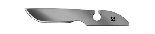 Bayha Skalpellklingen Fig. 19, 12x12 Stück Produktbild Bayha Skalpellklingen Fig. 19, 12x12 Stück
