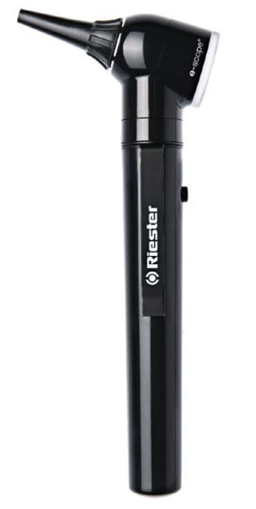 Riester Otoskop e-scope XL 2,5 V mit Direktbeleuchtung, schwarz Produktbild Riester Otoskop e-scope XL 2,5 V mit Direktbeleuchtung, schwarz
