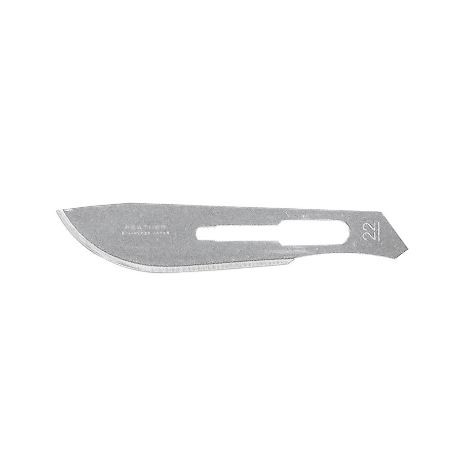 Feather Einmal-Skalpellklingen Fig. 22, 100 Stück Produktbild Feather Einmal-Skalpellklingen Fig. 22, 100 Stück