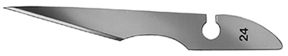 Bayha Skalpellklingen Fig. 24, 12x12 Stück Produktbild Bayha Skalpellklingen Fig. 24, 12x12 Stück