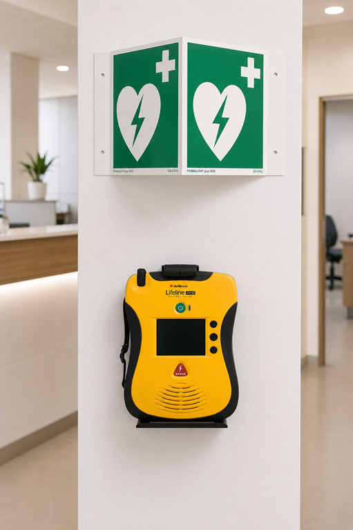 Defibtech Lifeline VIEW AED Defibrillator, halbautomatisch