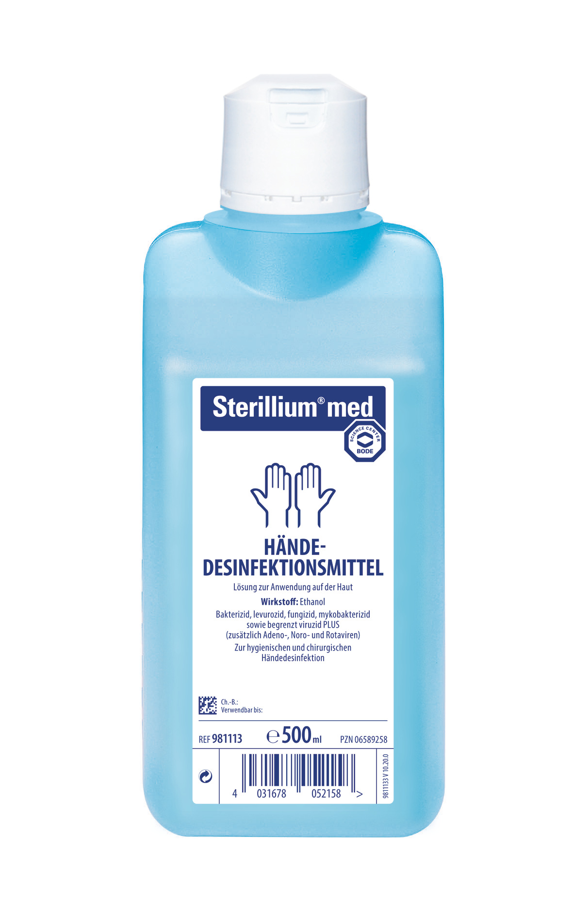 Sterillium® med Händedesinfektionsmittel 500 ml Produktbild Sterillium® med Händedesinfektionsmittel 500 ml