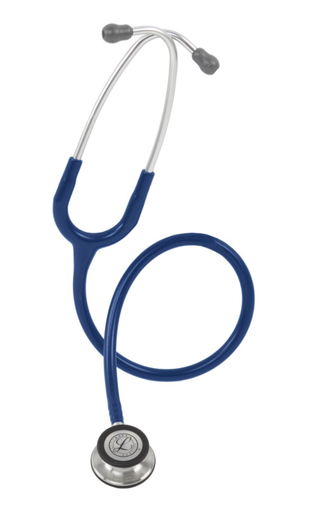Stethoskop Littmann Classic lll, Edelstahl Edition, marineblau Produktbild Stethoskop Littmann Classic lll, Edelstahl Edition, marineblau