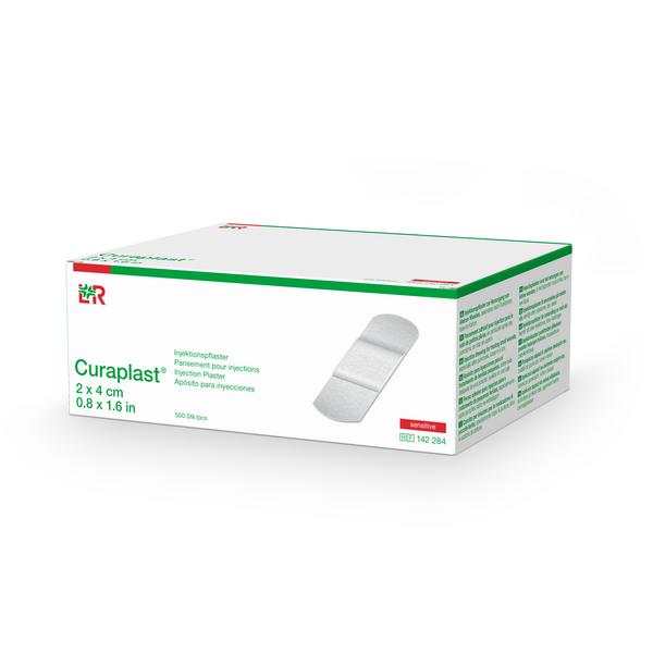Injektionspflaster Curaplast Sensitive 2 cm x 4 cm, 250 Stück Produktbild Injektionspflaster Curaplast Sensitive 2 cm x 4 cm, 250 Stück