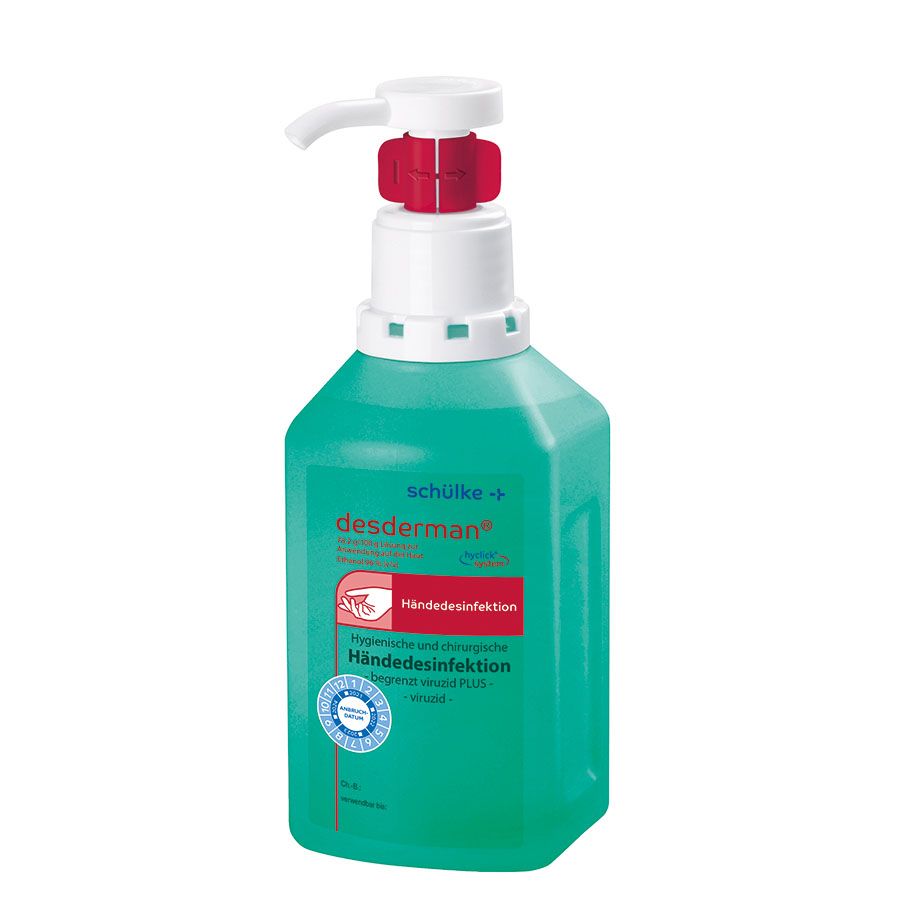 Desderman® hyclick Händedesinfektionsmittel, 500 ml Produktbild Desderman® hyclick Händedesinfektionsmittel, 500 ml