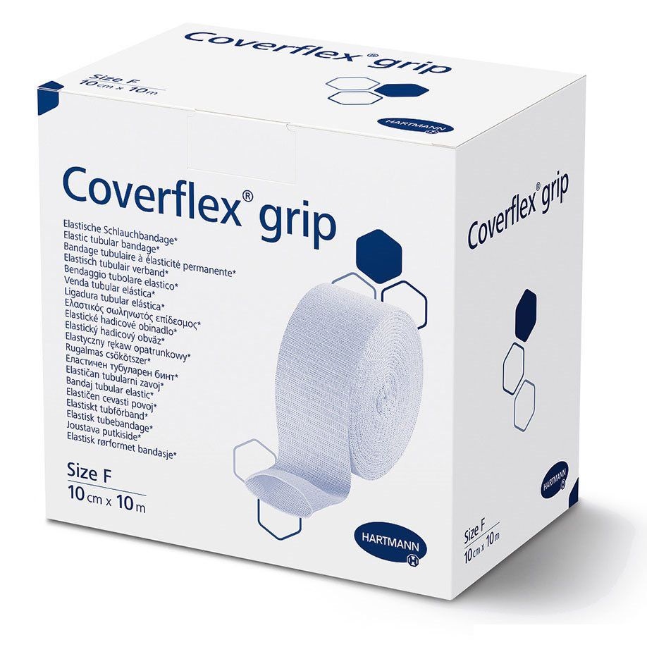 Coverflex grip Schlauchbandage Gr. F - 10 cm x 10 m Produktbild Coverflex grip Schlauchbandage Gr. F - 10 cm x 10 m