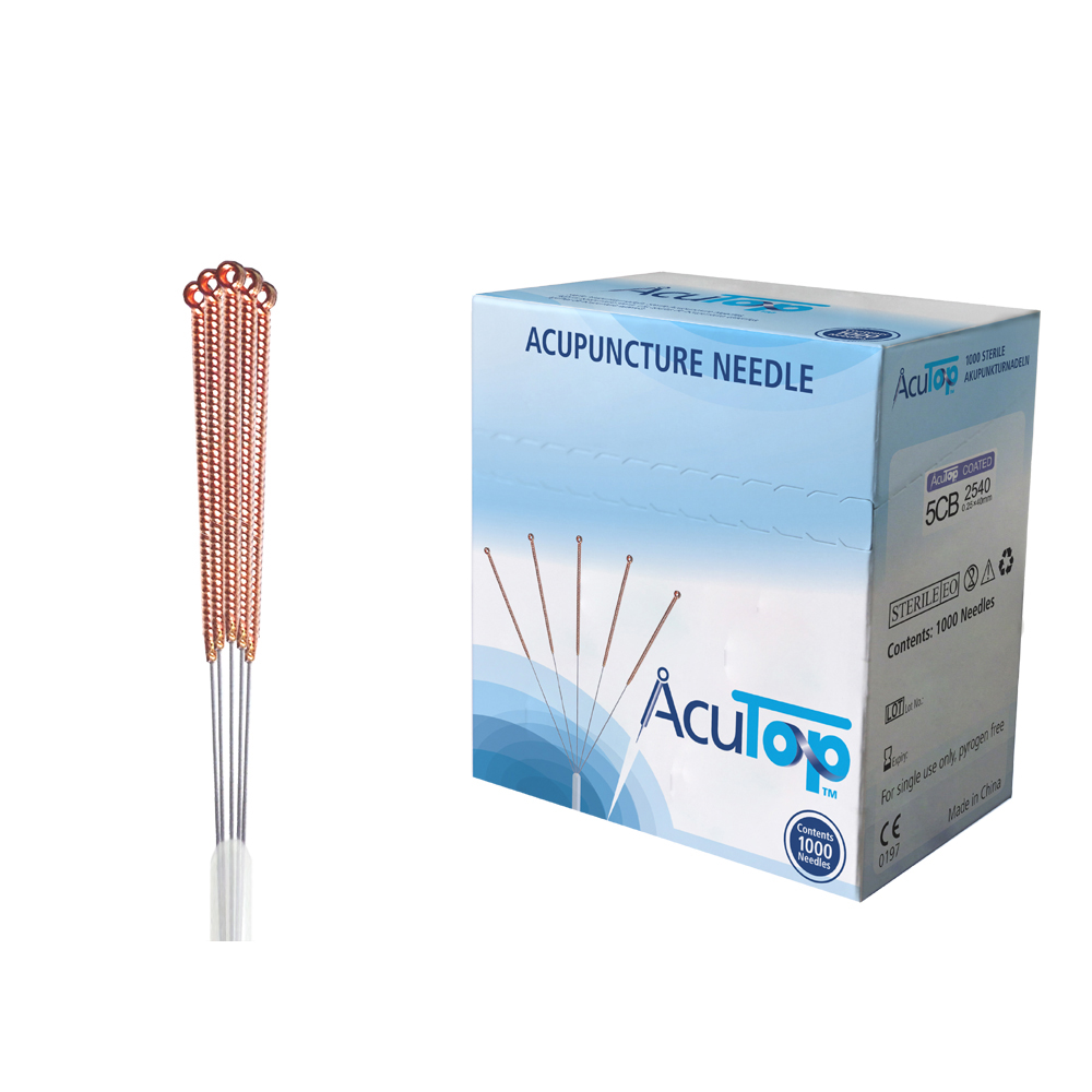 Akupunkturnadeln AcuTop® Kupfergriff Typ 5CB 0,30 x 30 mm, 1000 Stück Produktbild Akupunkturnadeln AcuTop® Kupfergriff Typ 5CB 0,30 x 30 mm, 1000 Stück