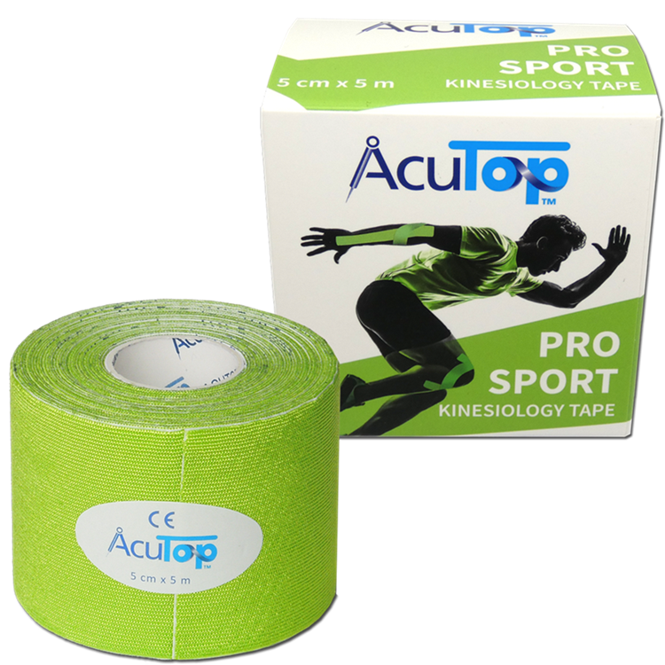 AcuTop® Pro Sport Kinesiology Tape, 5 cm x 5 m, grün Produktbild AcuTop® Pro Sport Kinesiology Tape, 5 cm x 5 m, grün