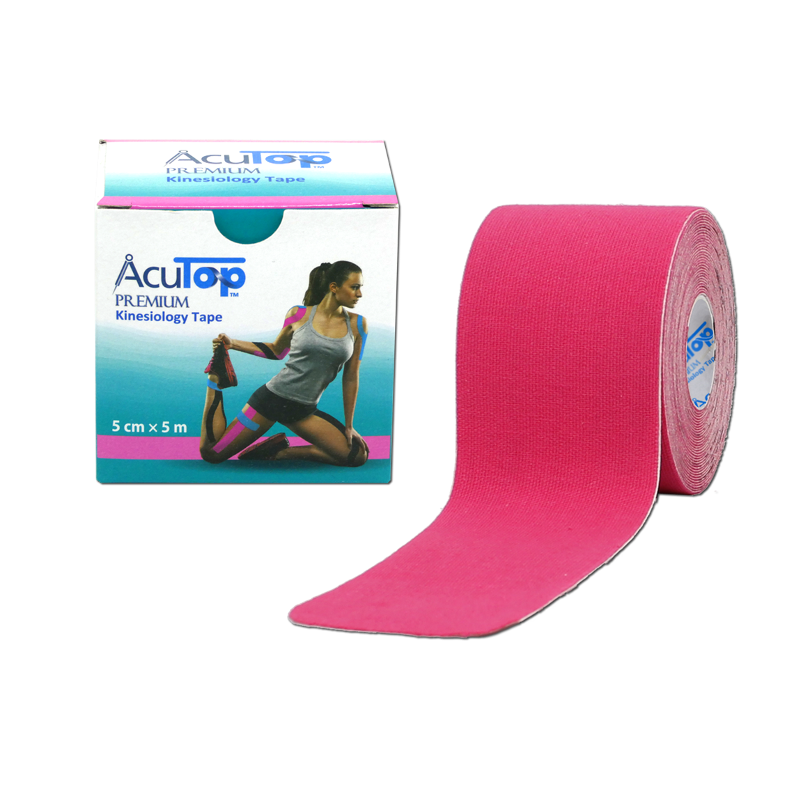 AcuTop® Premium Kinesiology Tape (KoreaTape), 5 cm x 5 m, pink Produktbild AcuTop® Premium Kinesiology Tape (KoreaTape), 5 cm x 5 m, pink