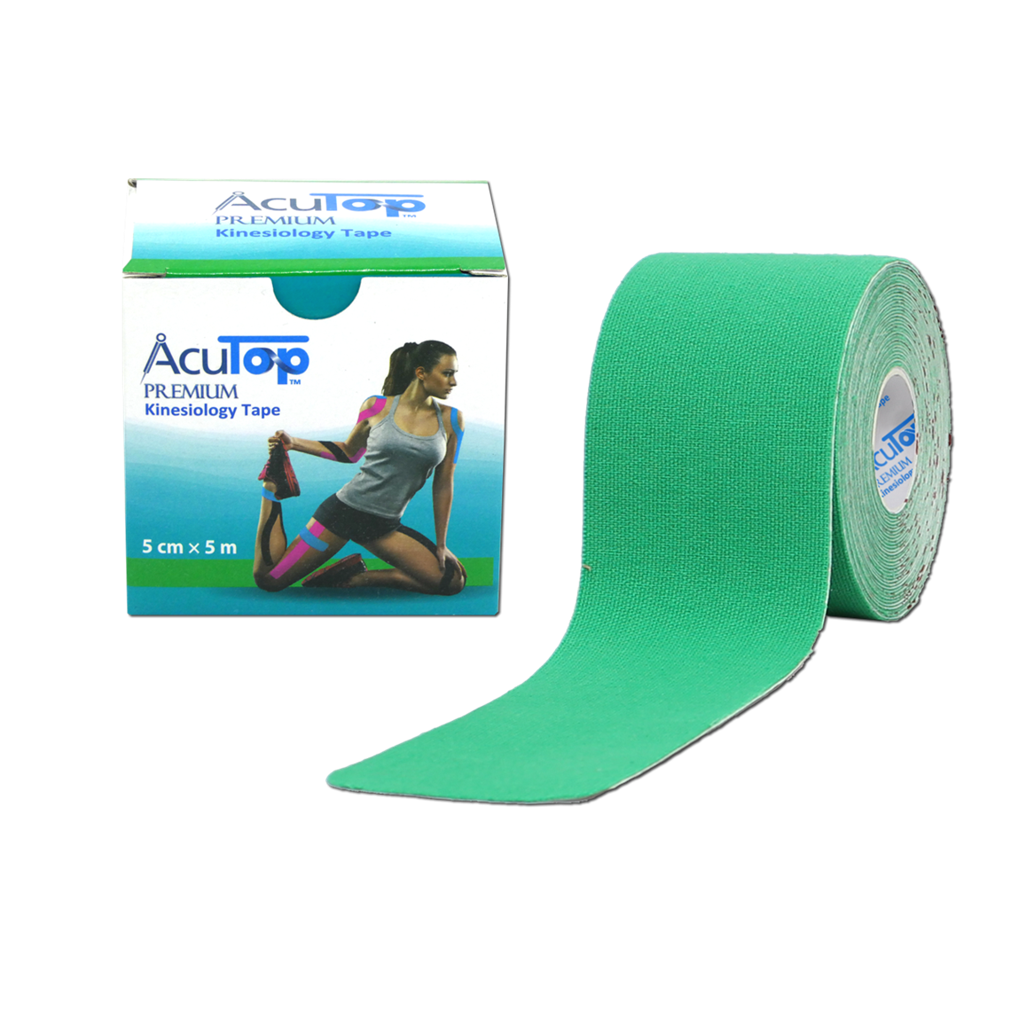 AcuTop® Premium Kinesiology Tape (KoreaTape), 5 cm x 5 m, grün Produktbild AcuTop® Premium Kinesiology Tape (KoreaTape), 5 cm x 5 m, grün