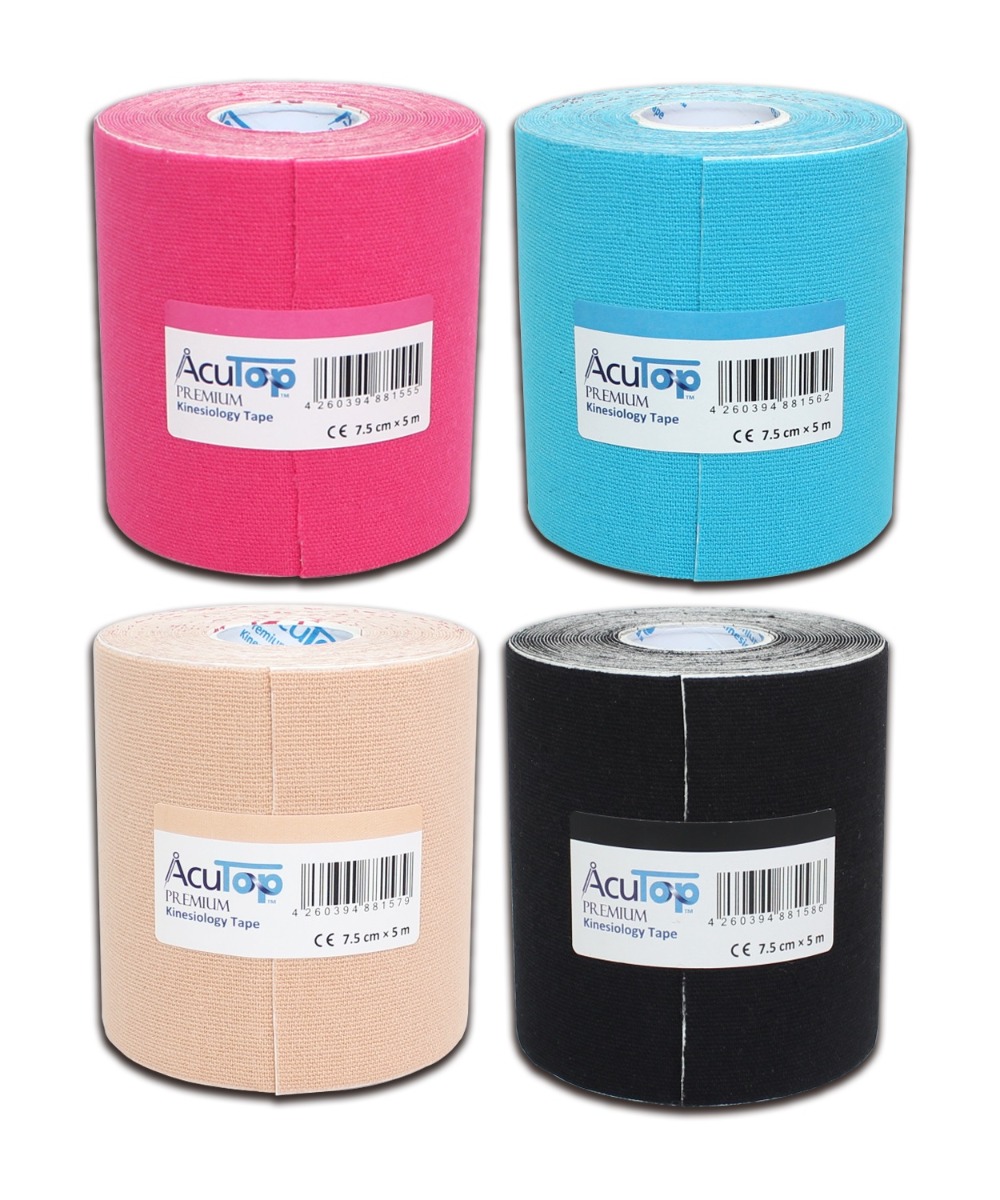 AcuTop® Premium Kinesiology Tape (KoreaTape) L, 7,5 cm x 5 m Produktbild AcuTop® Premium Kinesiology Tape (KoreaTape) L, 7,5 cm x 5 m