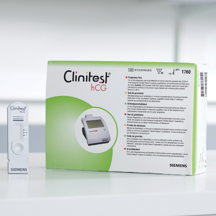 Clinitest hCG Harnstreifen Schwangerschaftstest, 25 Teststreifen Produktbild Clinitest hCG Harnstreifen Schwangerschaftstest, 25 Teststreifen