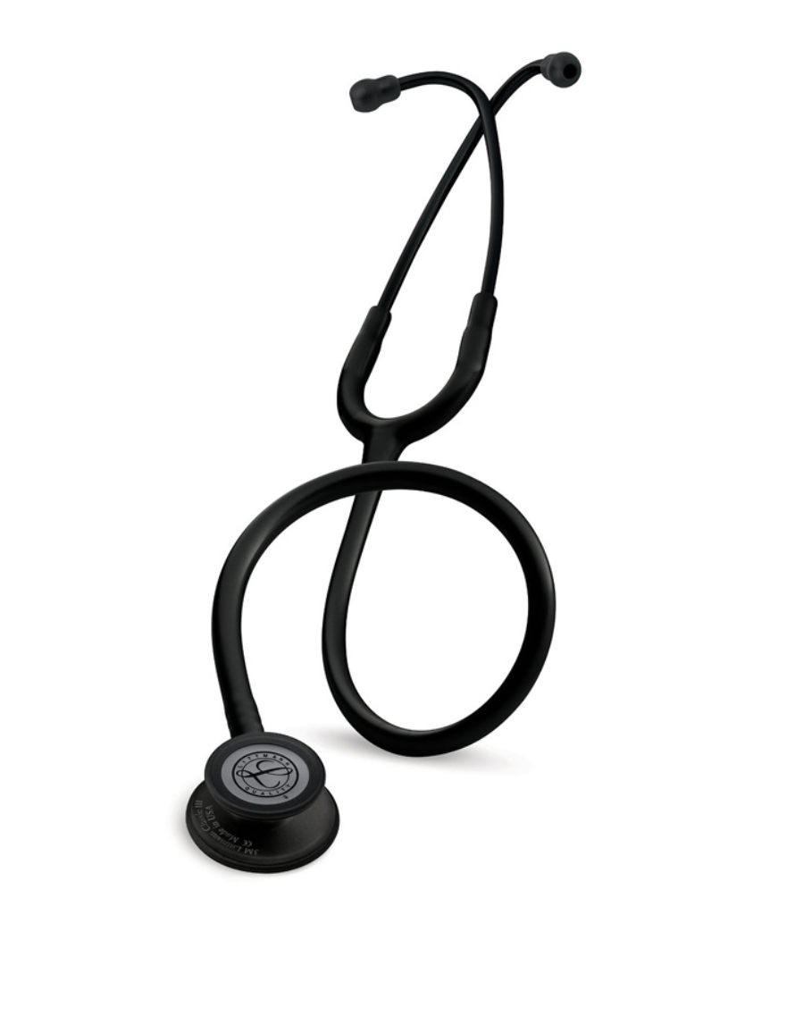 Stethoskop Littmann Classic lll, Black Edition, schwarz Produktbild Stethoskop Littmann Classic lll, Black Edition, schwarz