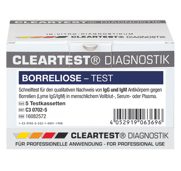 Cleartest® Borreliose, 5 Stück Produktbild Cleartest® Borreliose, 5 Stück