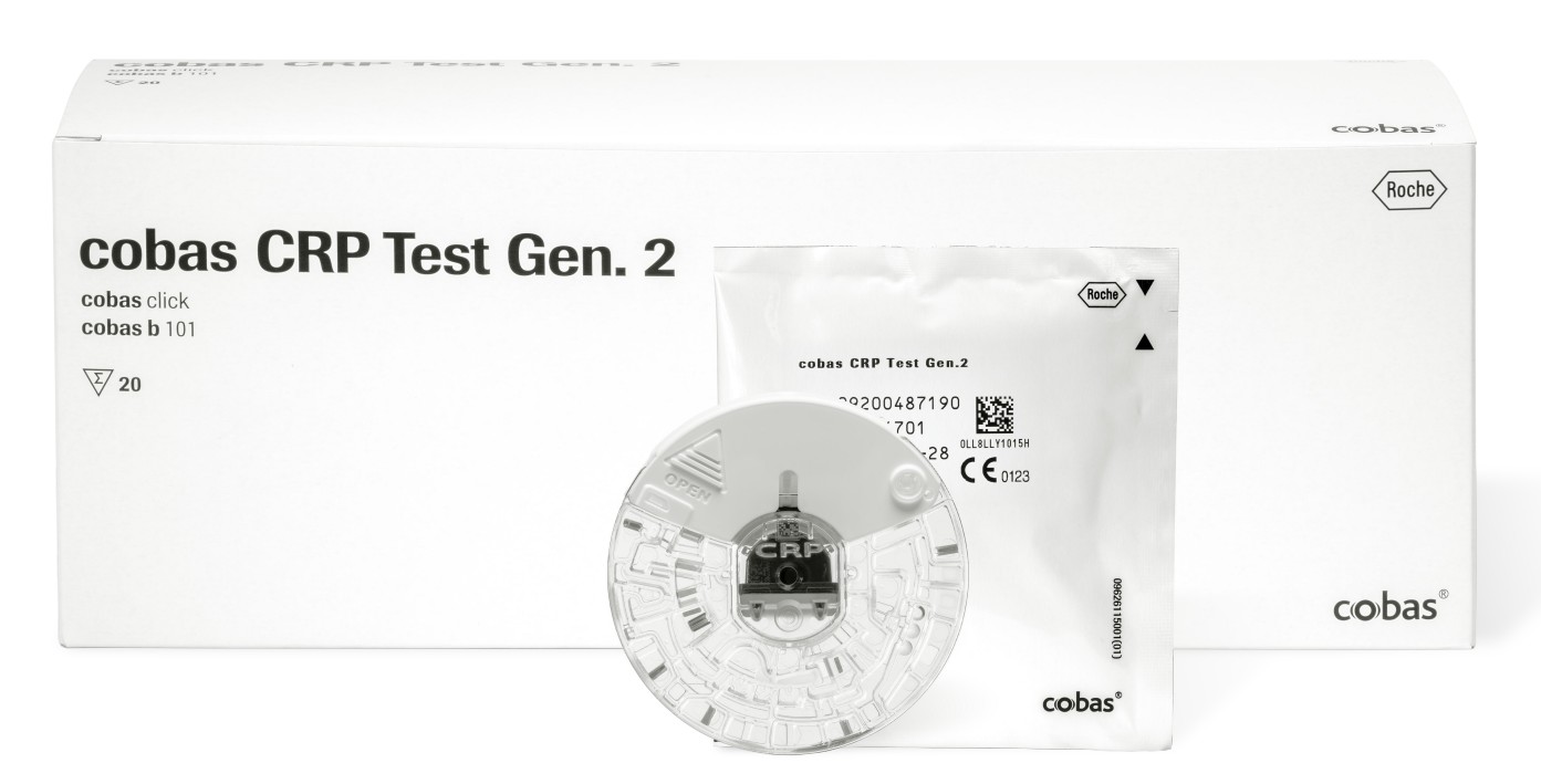 Cobas click CRP Test Gen.2, 20 Stück Produktbild Cobas click CRP Test Gen.2, 20 Stück