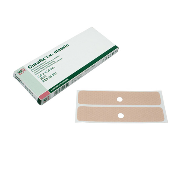 Kanülenfixierpflaster Curafix i.v. steril, 2,5 cm x 12,5 cm, 20 Stück Produktbild Kanülenfixierpflaster Curafix i.v. steril, 2,5 cm x 12,5 cm, 20 Stück
