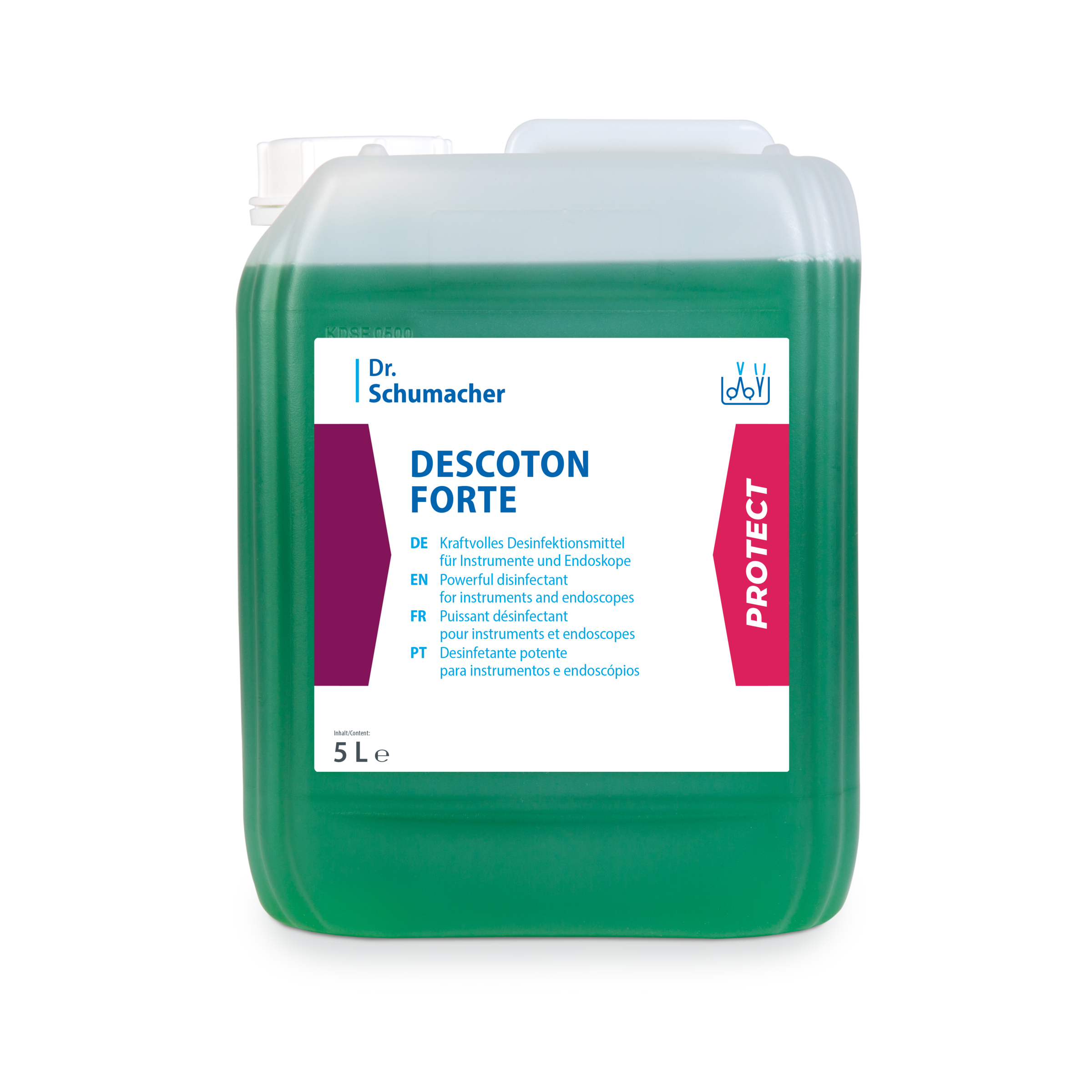 Descoton Forte Instrumentendesinfektion, Kanister 5 l Produktbild Descoton Forte Instrumentendesinfektion, Kanister 5 l