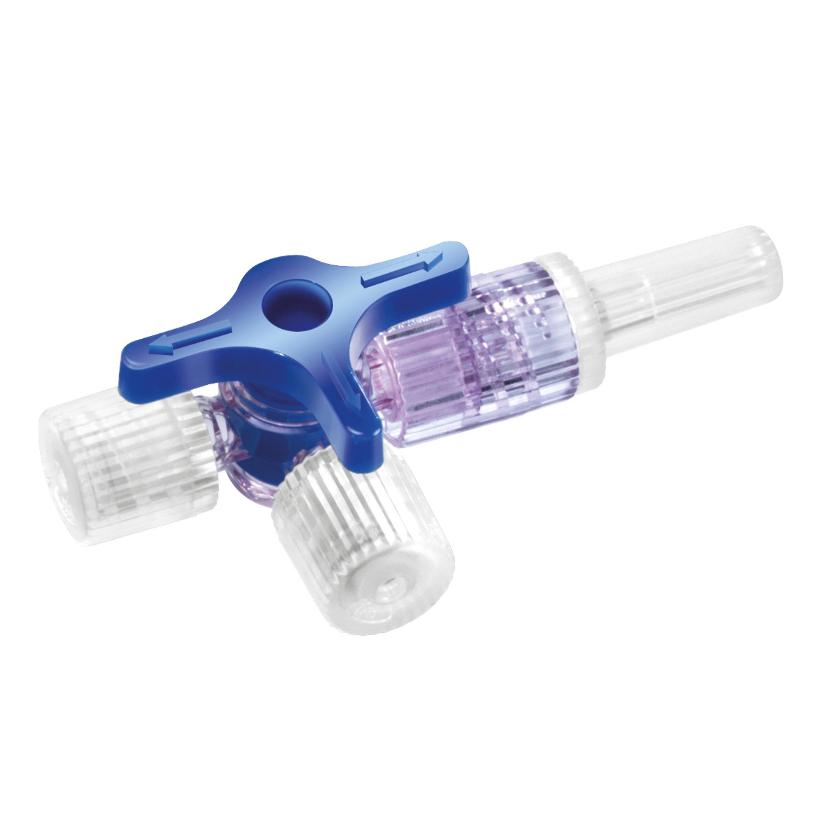 Discofix® Drei-Wege-Hahn, blau, 50 Stück Produktbild Discofix® Drei-Wege-Hahn, blau, 50 Stück