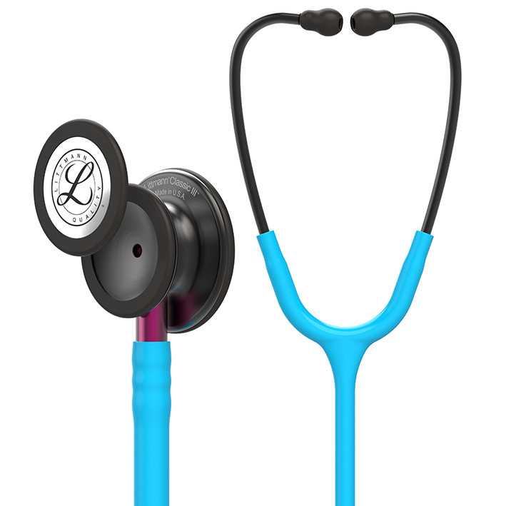 Stethoskop Littmann Classic lll, Smoke Edition, türkis Produktbild Stethoskop Littmann Classic lll, Smoke Edition, türkis
