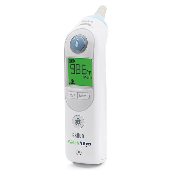 Braun Ohrthermometer ThermoScan Pro 6000 mit kleiner Basiseinheit Produktbild Braun Ohrthermometer ThermoScan Pro 6000 mit kleiner Basiseinheit