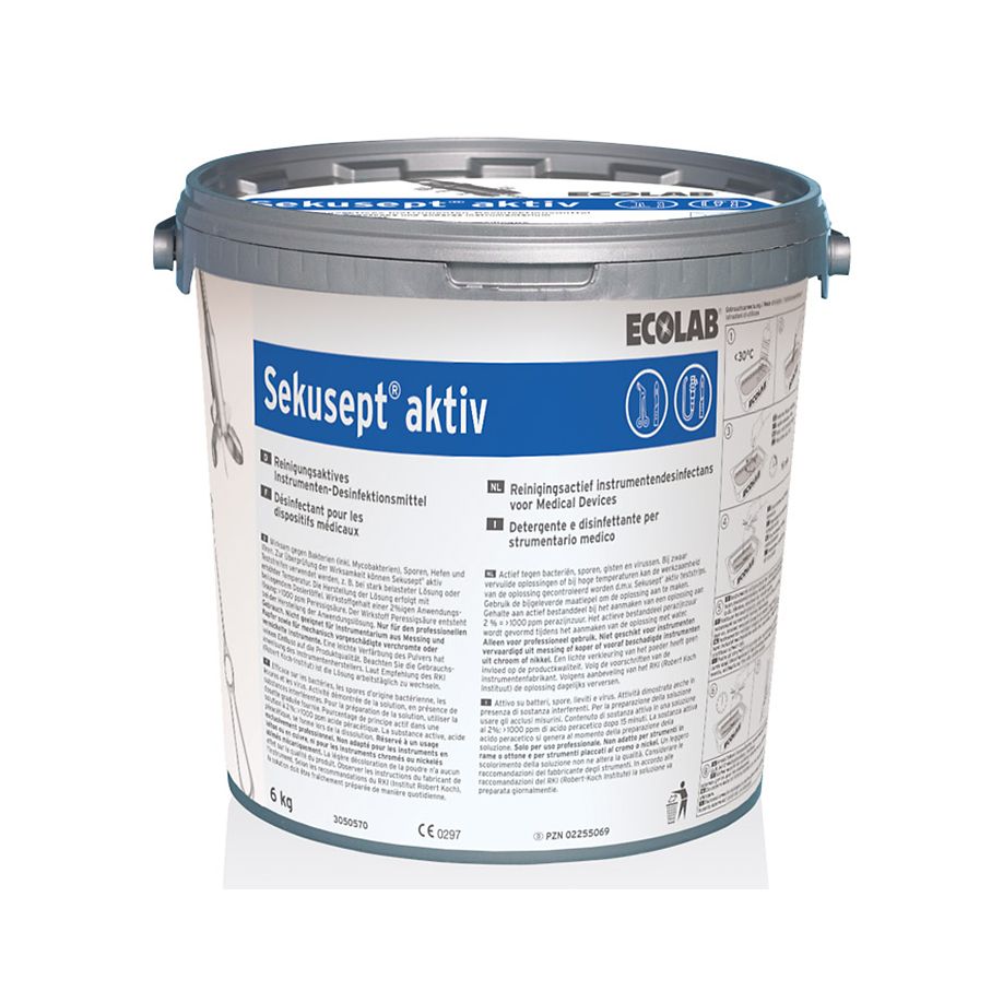 Sekusept® aktiv Instrumentendesinfektion, Eimer 6 kg Produktbild Sekusept® aktiv Instrumentendesinfektion, Eimer 6 kg