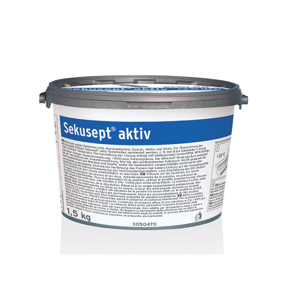 Sekusept® aktiv Instrumentendesinfektion, Eimer 1,5 kg Produktbild Sekusept® aktiv Instrumentendesinfektion, Eimer 1,5 kg