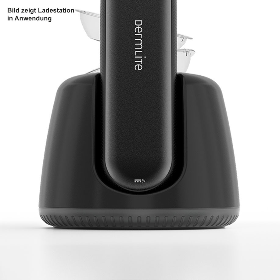 Ladestation für DermLite DL5 / DL5 Plus Dermatoskop, Schwarz