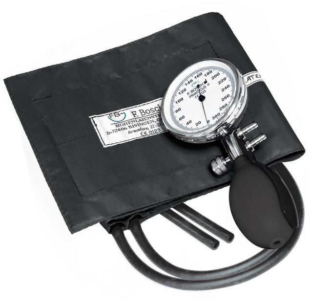 F.Bosch Blutdruckmessgerät Prakticus ll Ø 68 mm mit Kindermanschette, 2-Schläuche, schwarz Produktbild F.Bosch Blutdruckmessgerät Prakticus ll Ø 68 mm mit Kindermanschette, 2-Schläuche, schwarz