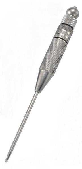 Ohr-Punktsucher und Drucktaster, gefedert ,11 cm lang Produktbild Ohr-Punktsucher und Drucktaster, gefedert ,11 cm lang