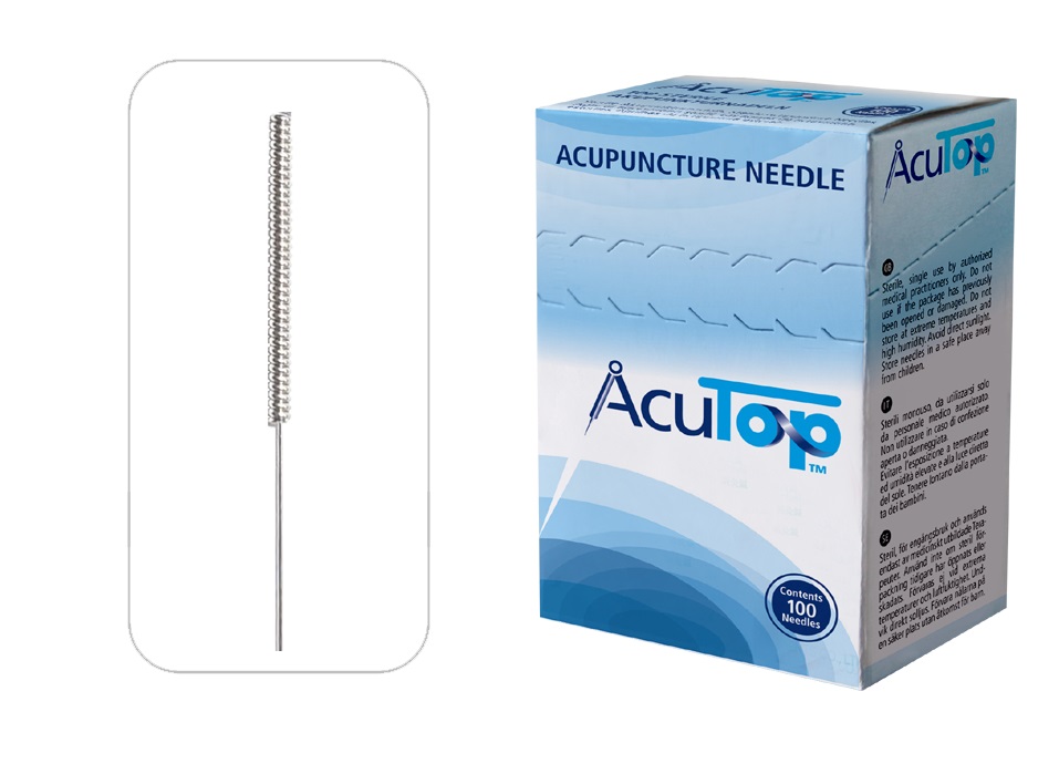 Akupunkturnadeln AcuTop® Stahlgriff Typ KB 0,20 x 25 mm, 100 Stück Produktbild Akupunkturnadeln AcuTop® Stahlgriff Typ KB 0,20 x 25 mm, 100 Stück