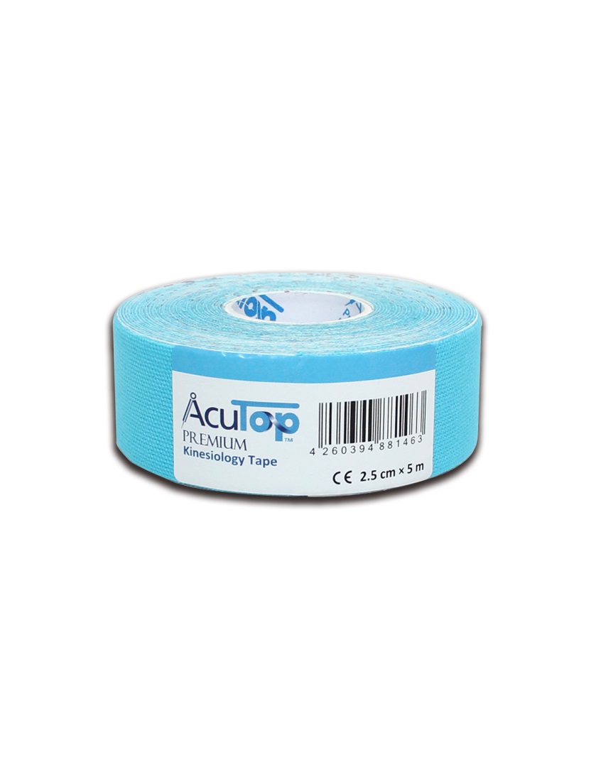 AcuTop® Premium Kinesiology Tape (KoreaTape) S, 2,5 cm x 5 m, blau Produktbild AcuTop® Premium Kinesiology Tape (KoreaTape) S, 2,5 cm x 5 m, blau
