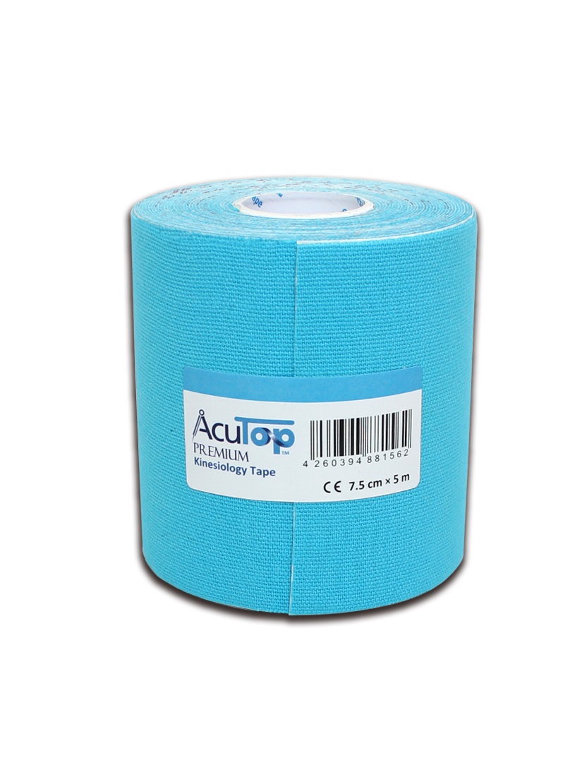 AcuTop® Premium Kinesiology Tape (KoreaTape) L, 7,5 cm x 5 m, blau Produktbild AcuTop® Premium Kinesiology Tape (KoreaTape) L, 7,5 cm x 5 m, blau