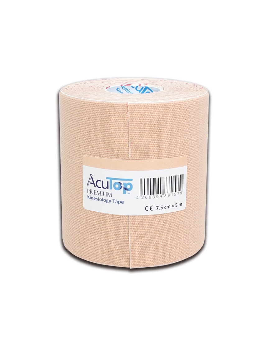 AcuTop® Premium Kinesiology Tape (KoreaTape) L, 7,5 cm x 5 m, beige Produktbild AcuTop® Premium Kinesiology Tape (KoreaTape) L, 7,5 cm x 5 m, beige