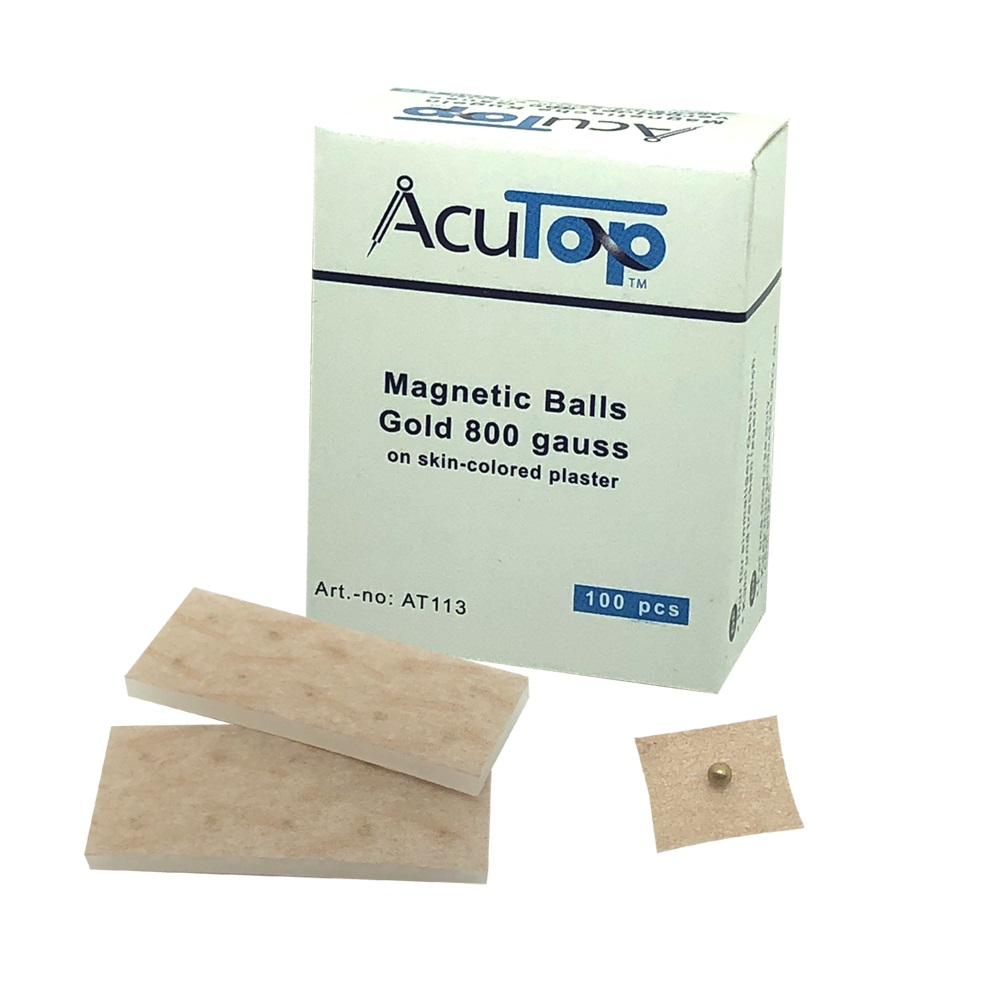 Acutop® magnetische Ohrkugeln, silber, 100 Stück Produktbild Acutop® magnetische Ohrkugeln, silber, 100 Stück