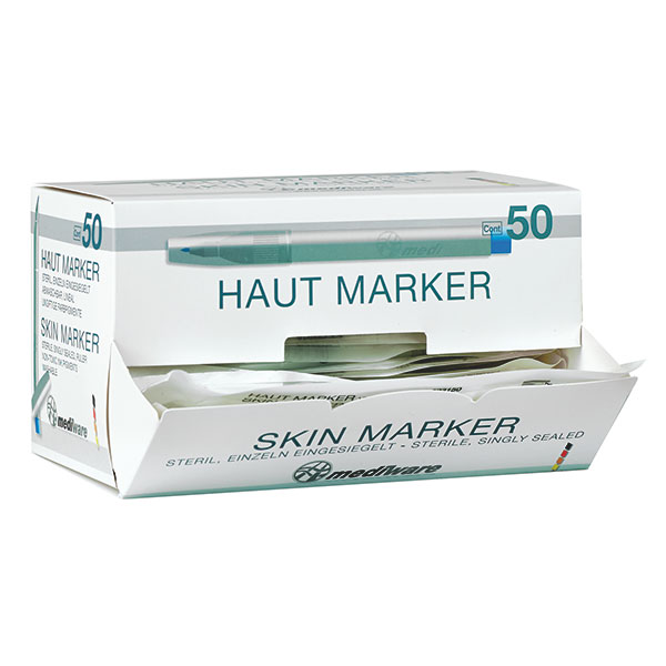 Hautmarker Mediware mit feiner Spitze, steril, 50 Stück Produktbild Hautmarker Mediware mit feiner Spitze, steril, 50 Stück
