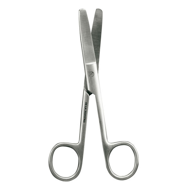 Chirurgische Schere, gebogen - stumpf/stumpf, 14,5 cm, 1 Stück Produktbild Chirurgische Schere, gebogen - stumpf/stumpf, 14,5 cm, 1 Stück