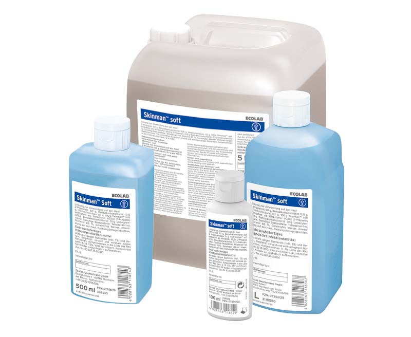 Ecolab Händedesinfektionsmittel Skinman Soft Produktbild Ecolab Händedesinfektionsmittel Skinman Soft
