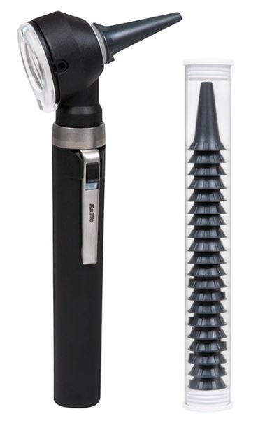 KaWe Taschenotoskop Piccolight 2,5 V, mit je 10 Ohrtrichtern Produktbild KaWe Taschenotoskop Piccolight 2,5 V, mit je 10 Ohrtrichtern