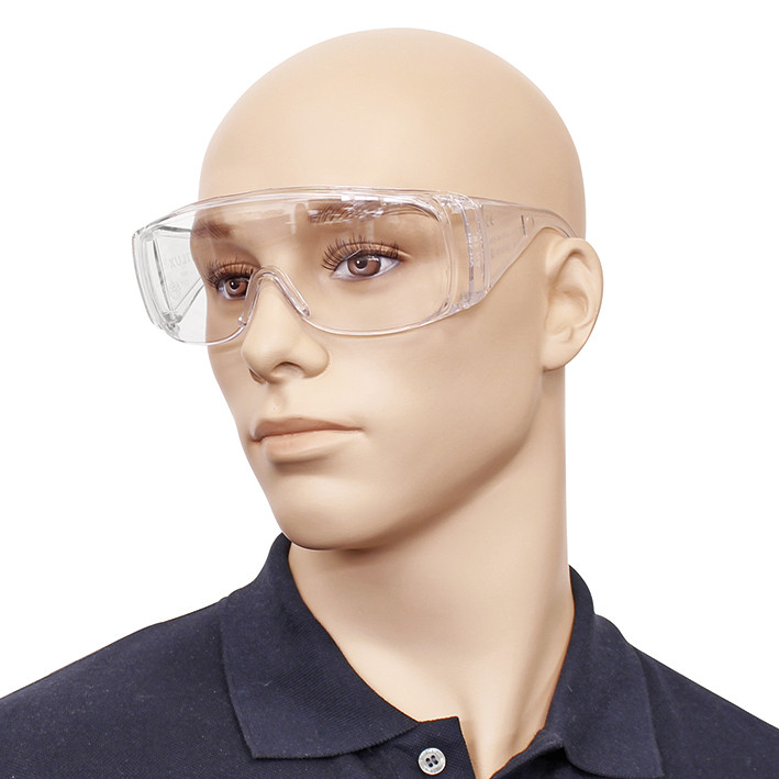 Schutz- und Überbrille mit Seiten- und Augenbrauenschutz, 1 Stück Produktbild Schutz- und Überbrille mit Seiten- und Augenbrauenschutz, 1 Stück