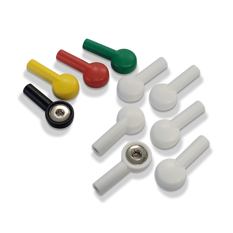 EKG Druckknopfadapter für Bananenstecker, verschiedene Farben, 10 Stück Produktbild EKG Druckknopfadapter für Bananenstecker, verschiedene Farben, 10 Stück